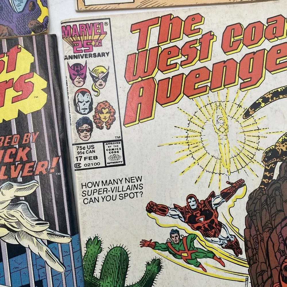 The West Coast‎ Avengers Comic Book Collection Lot 10 Issues Marvel SEE ALL PICS